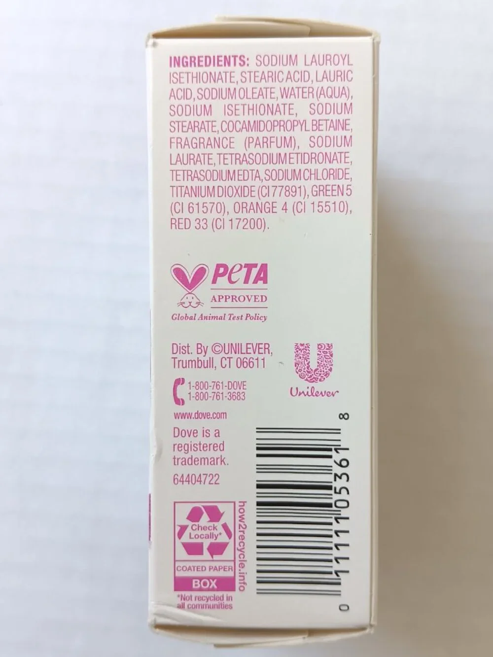 Dove Limited Edition Frosted Plum Berry Beauty Bar 5oz